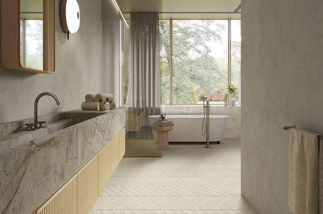 BATHROOM TILES Arkigeo | Marca Corona ceramic tiles