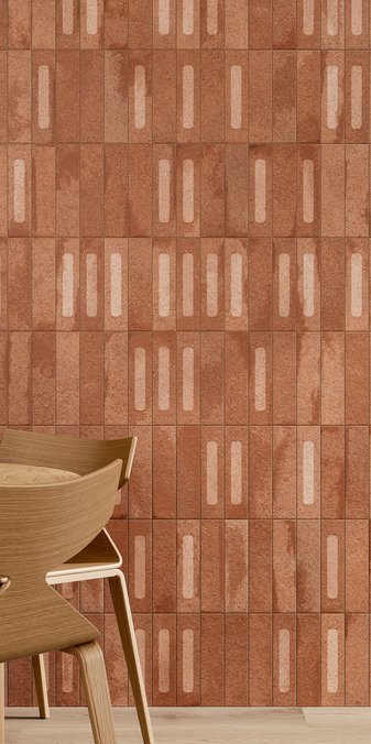 GRES PORCELLANATO EFFETTO CEMENTO E COTTO Miniature Fornace | Marca Corona ceramic tiles
